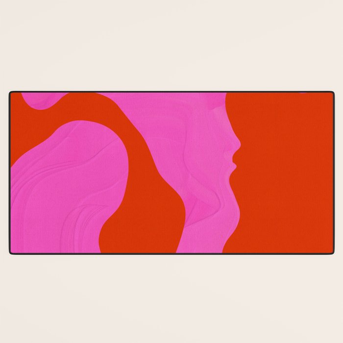 abstract red - imagine 1 Desk Mat Gallery Image 3