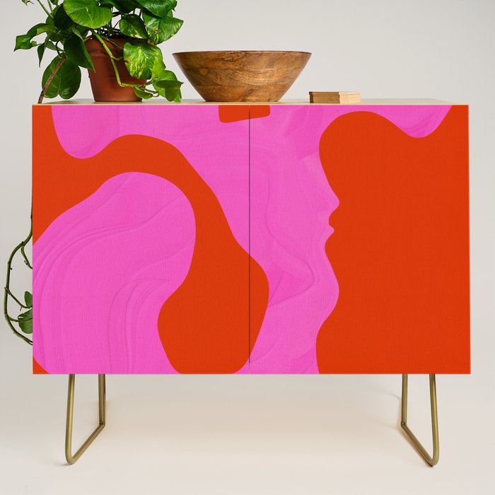 abstract red - imagine 1 Credenza Gallery Image 1