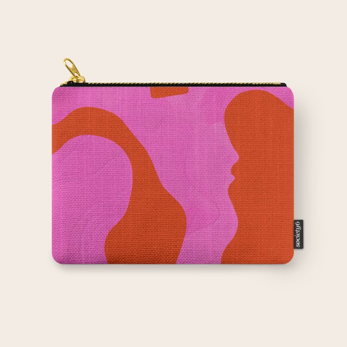 abstract red - imagine 1 Carry All Pouch Gallery Image 1