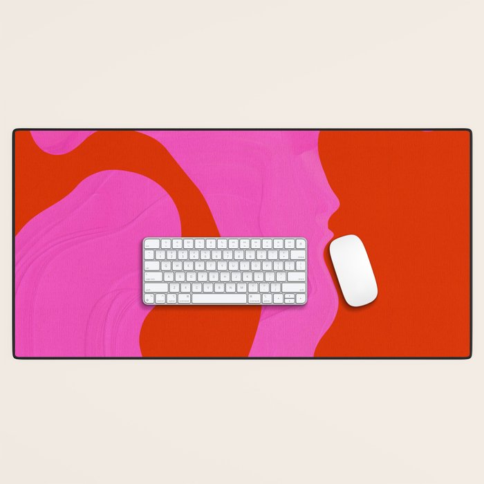 abstract red - imagine 1 Desk Mat Gallery Image 1