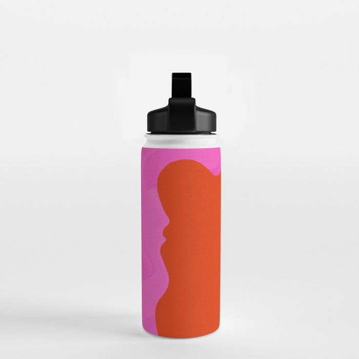 abstract red - imagine 1 Water Bottle Gallery Image 2
