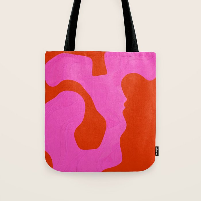 abstract red - imagine 1 Tote Bag Gallery Image 1