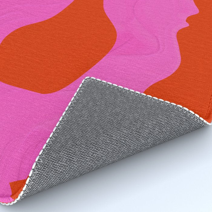 abstract red - imagine 1 Rug Gallery Image 4