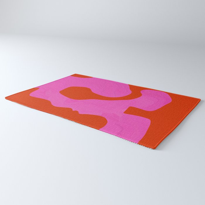 abstract red - imagine 1 Rug Gallery Image 3