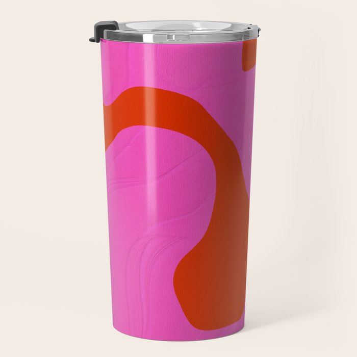 abstract red - imagine 1 Travel Mug Gallery Image 3