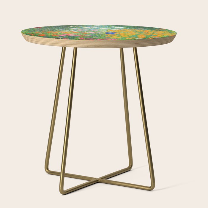 Gustav Klimt Flower Garden Side Table Gallery Image 1
