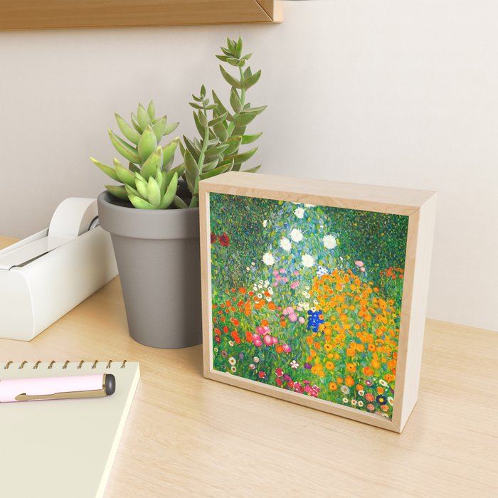 Gustav Klimt Flower Garden Mini Art Print Gallery Image 2
