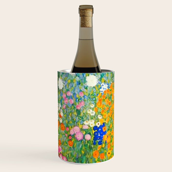 Gustav Klimt Flower Garden Wine Chiller Gallery Image 1