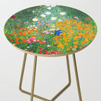 Gustav Klimt Flower Garden Side Table Gallery Image 2