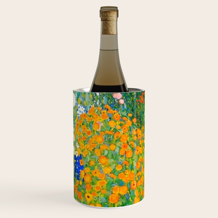 Gustav Klimt Flower Garden Wine Chiller Gallery Image 3