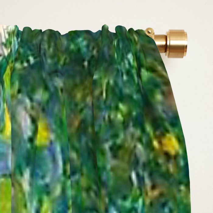 Gustav Klimt Flower Garden Window Curtain Gallery Image 2