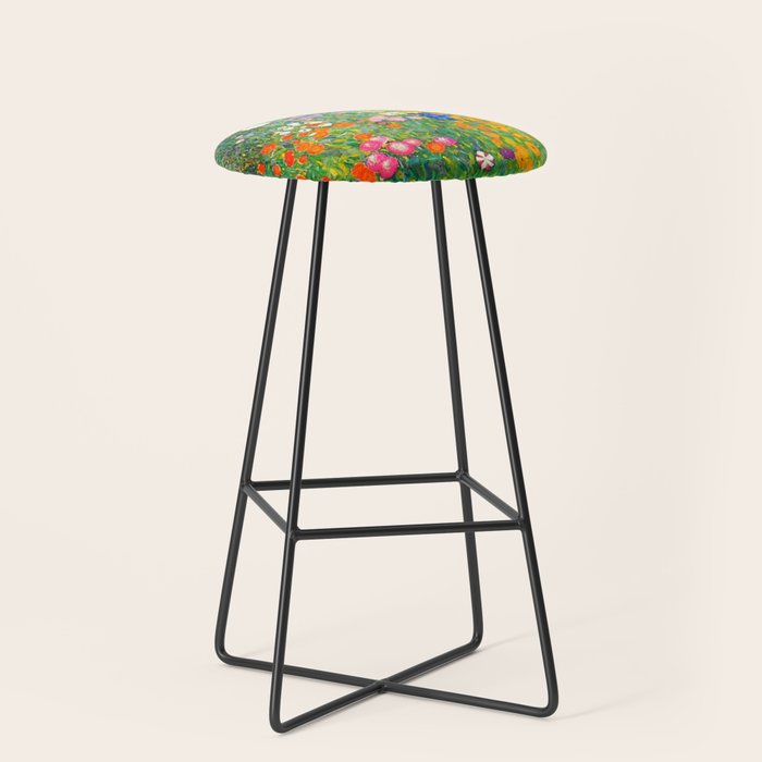 Gustav Klimt Flower Garden Stool Gallery Image 1