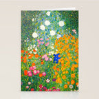 Gustav Klimt Flower Garden Stationery Card Gallery Image 2