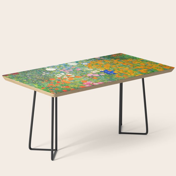 Gustav Klimt Flower Garden Coffee Table Gallery Image 1