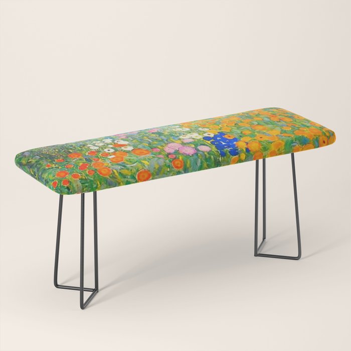 Gustav Klimt Flower Garden Bench Gallery Image 1