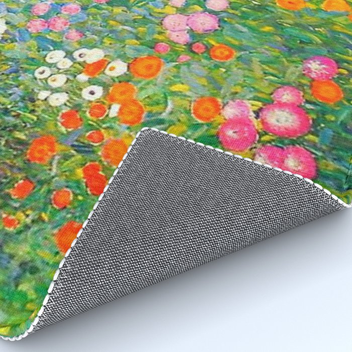 Gustav Klimt Flower Garden Rug Gallery Image 4