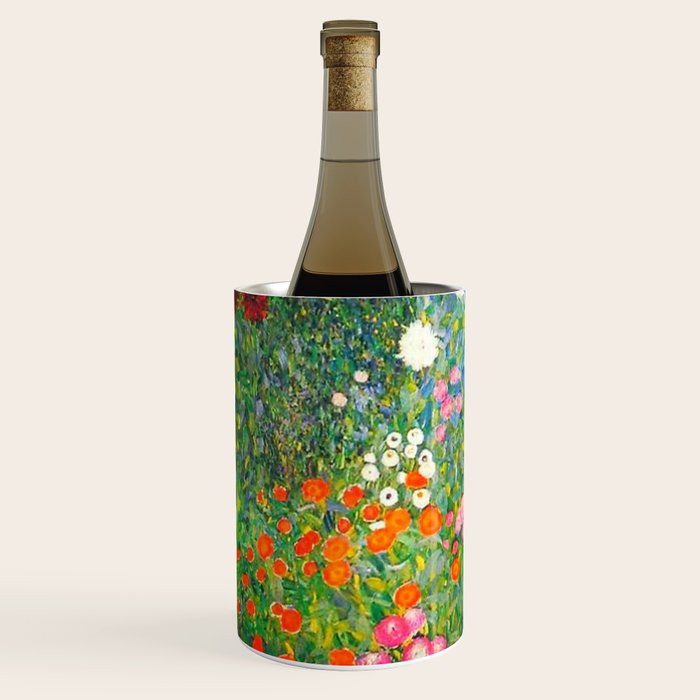 Gustav Klimt Flower Garden Wine Chiller Gallery Image 2