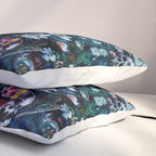 Skull Snake and Flowers Pillow Sham Gallery Image 3