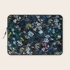 Skull Snake and Flowers Laptop Sleeve Gallery Image 1