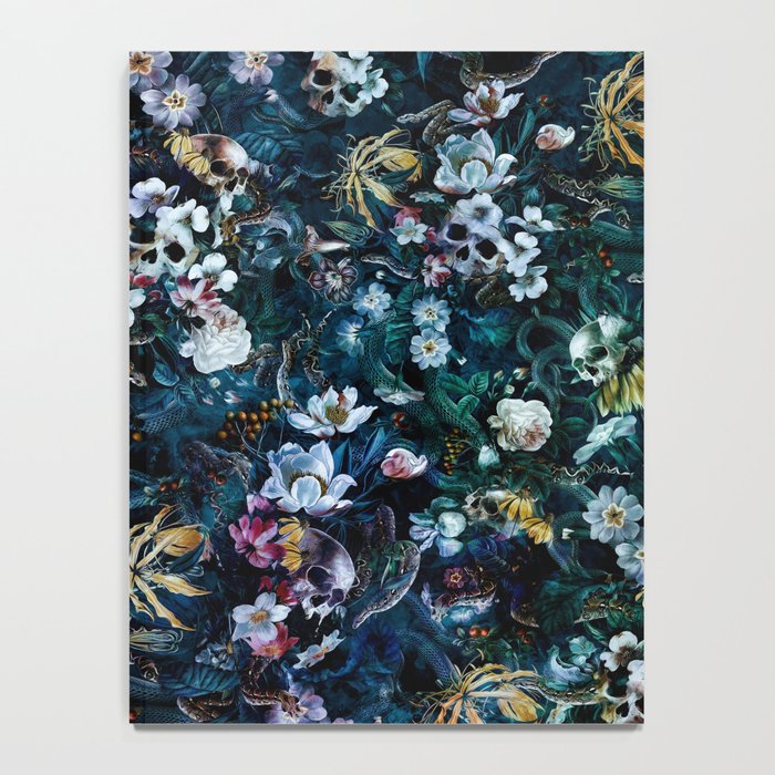 Skull Snake and Flowers Notebook Gallery Image 4