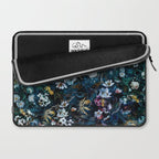 Skull Snake and Flowers Laptop Sleeve Gallery Image 2