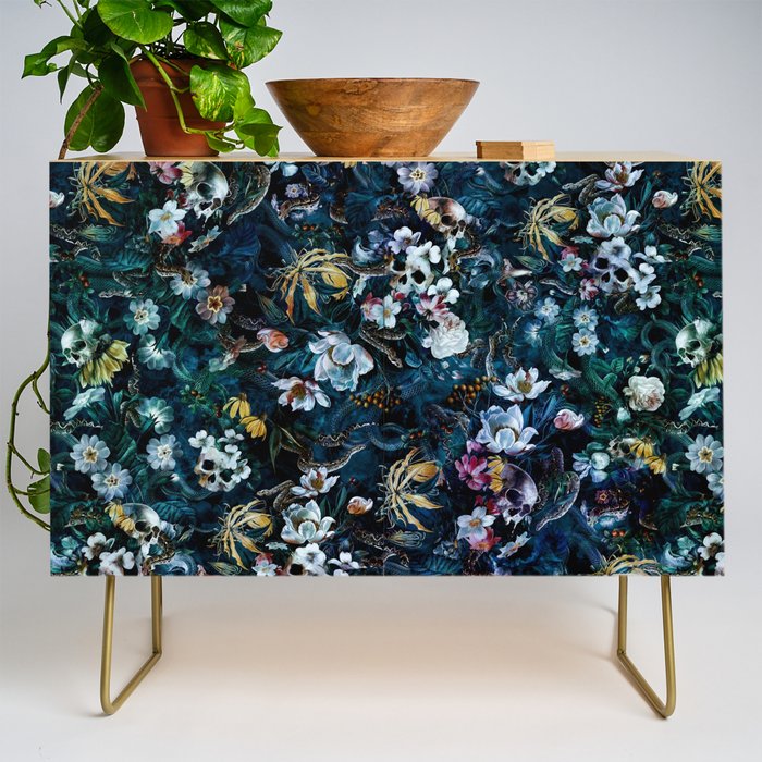 Skull Snake and Flowers Credenza Gallery Image 1