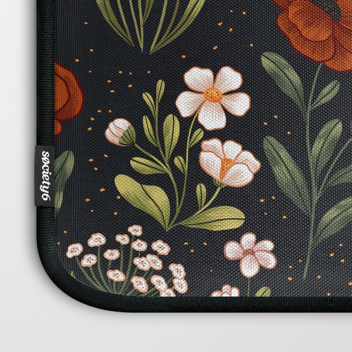 Wild Flowers ~ vol1.  vintage inspired botanical Laptop Sleeve Gallery Image 3