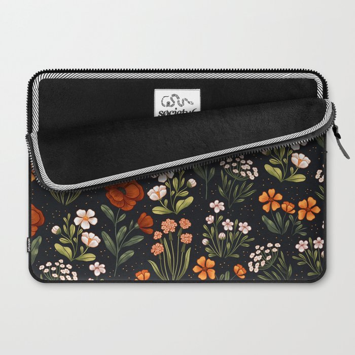 Wild Flowers ~ vol1.  vintage inspired botanical Laptop Sleeve Gallery Image 2