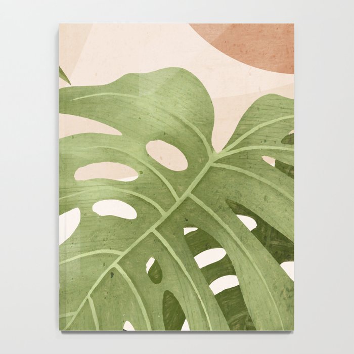 Abstract Art Tropical Leaves 21 Notebook Gallery Image 4