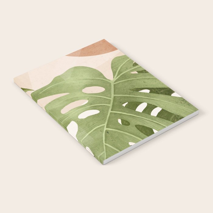 Abstract Art Tropical Leaves 21 Notebook Gallery Image 1