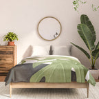 Abstract Art Tropical Leaves 21 Comforter Gallery Image 3