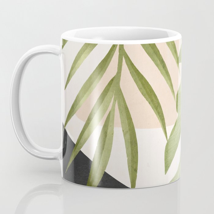 Abstract Art Tropical Leaves 21 Coffee Mug Gallery Image 3