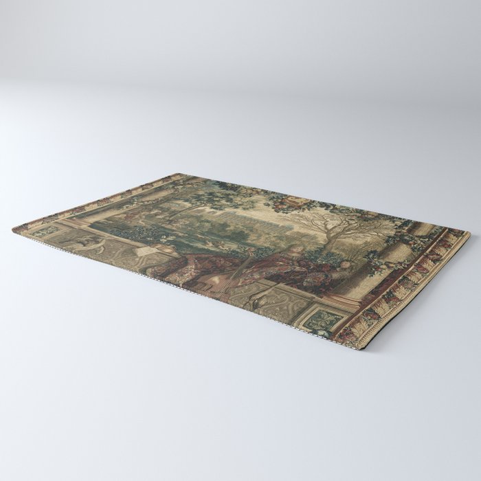 Antique 17th Century Chateau of Monceaux French Tapestry Rug Gallery Image 3