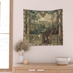 Antique 17th Century Chateau of Monceaux French Tapestry Wall Tapestry Gallery Image 2
