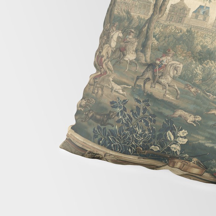 Antique 17th Century Chateau of Monceaux French Tapestry Pillow Sham Gallery Image 4