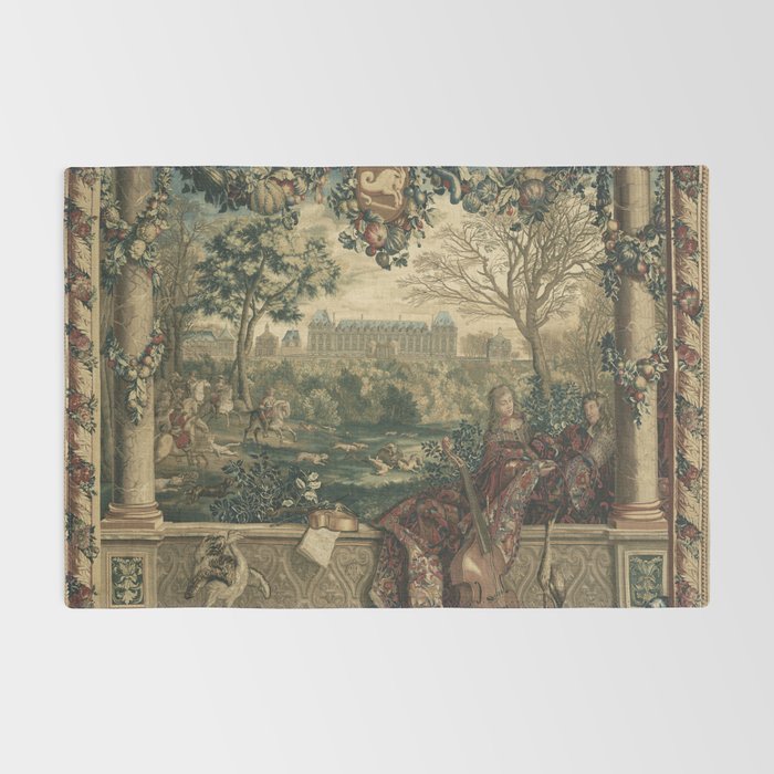 Antique 17th Century Chateau of Monceaux French Tapestry Rug Gallery Image 2