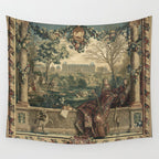 Antique 17th Century Chateau of Monceaux French Tapestry Wall Tapestry Gallery Image 4