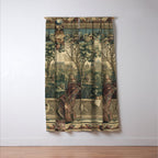 Antique 17th Century Chateau of Monceaux French Tapestry Window Curtain Gallery Image 3