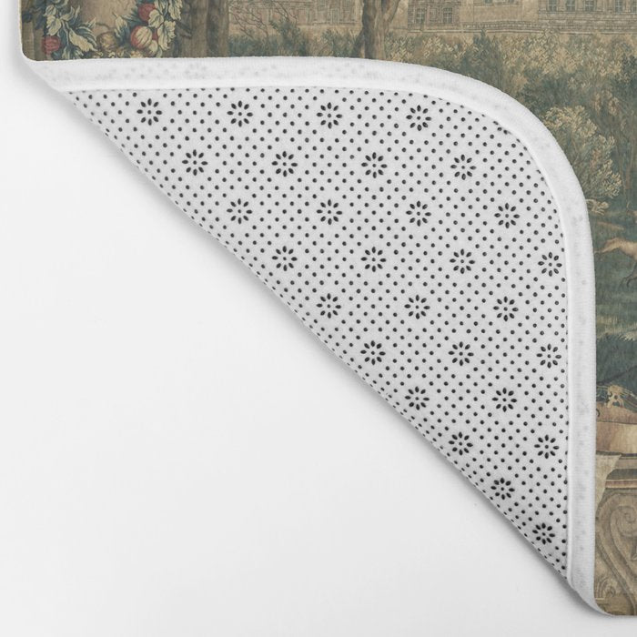 Antique 17th Century Chateau of Monceaux French Tapestry Bath Mat Gallery Image 2