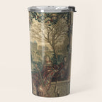 Antique 17th Century Chateau of Monceaux French Tapestry Travel Mug Gallery Image 2