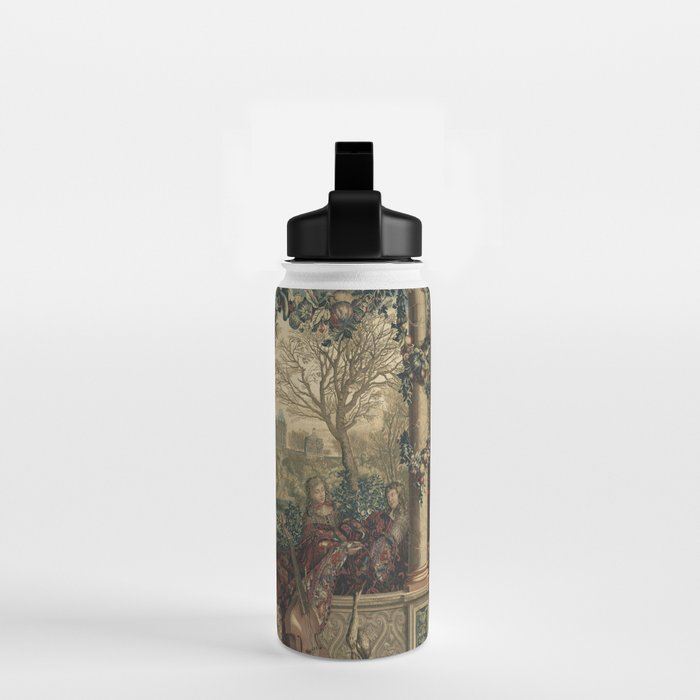 Antique 17th Century Chateau of Monceaux French Tapestry Water Bottle Gallery Image 2