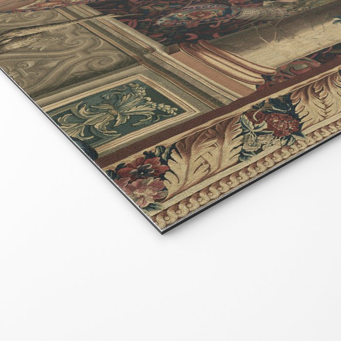 Antique 17th Century Chateau of Monceaux French Tapestry Welcome Mat Gallery Image 2
