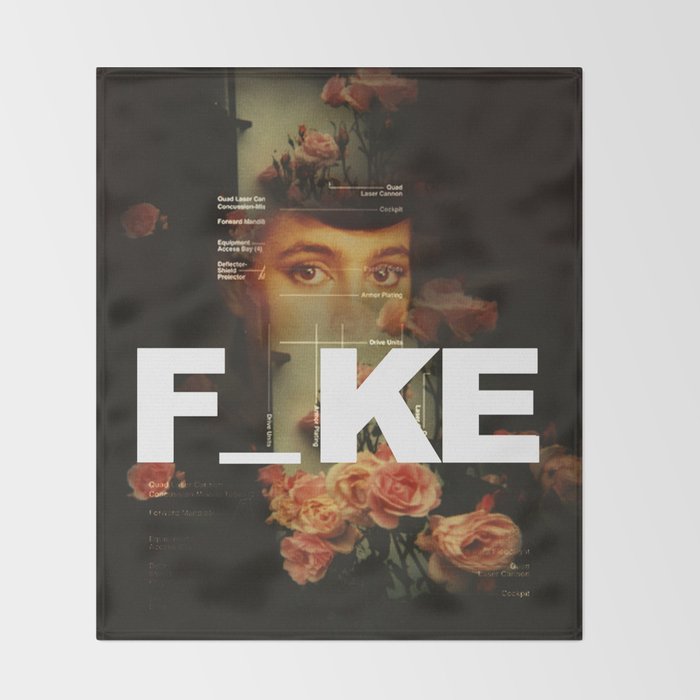 F_ke Throw Blanket Gallery Image 2