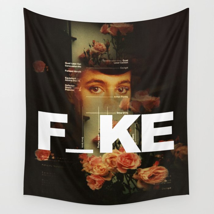 F_ke Wall Tapestry Gallery Image 1