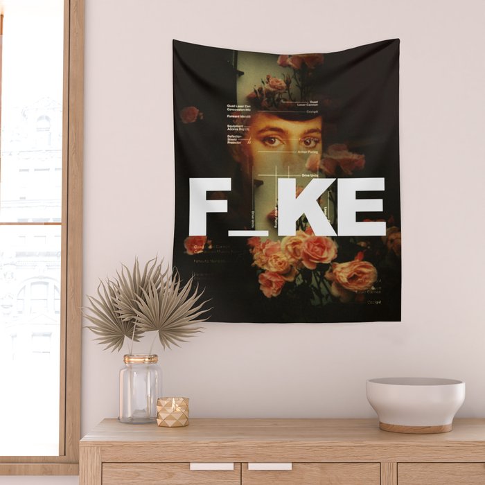 F_ke Wall Tapestry Gallery Image 2