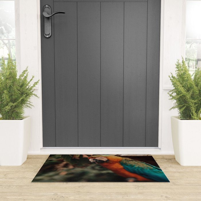 Macaw Welcome Mat Gallery Image 3