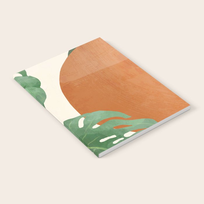 Tropical Leaves- Abstract Art  Notebook Gallery Image 2
