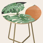 Tropical Leaves- Abstract Art  Side Table Gallery Image 2