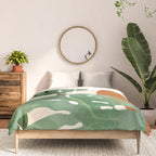 Tropical Leaves- Abstract Art  Comforter Gallery Image 3