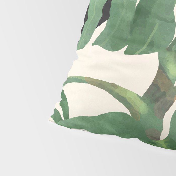 Tropical Leaves- Abstract Art  Pillow Sham Gallery Image 4